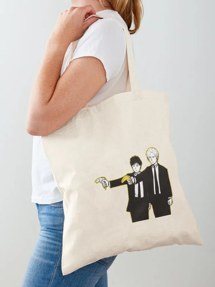 Ash and Eji - сумка-тоут с банановой рыбой персонализированная сумки-шоппер для женщин