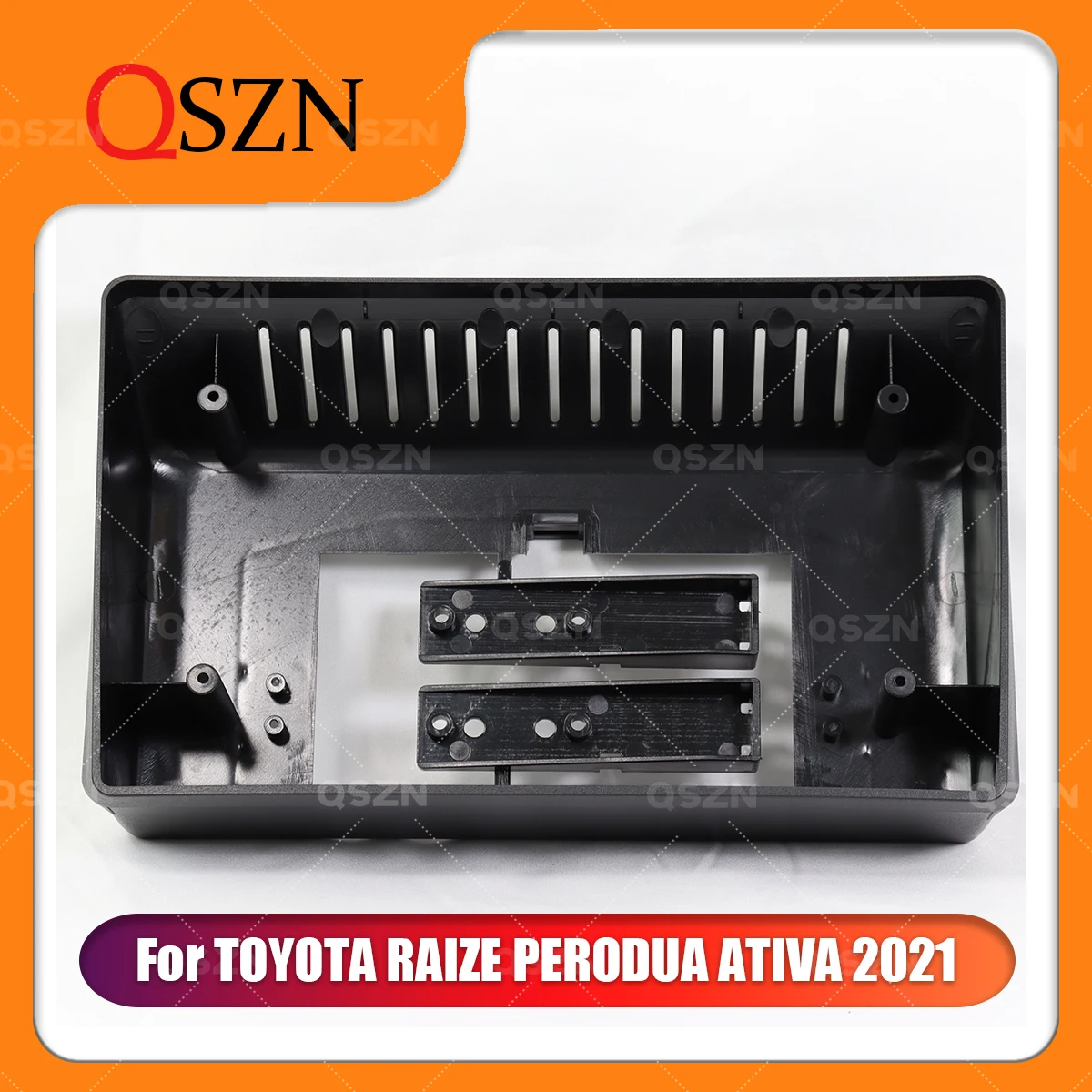 

QSZN 10.1 Inch Car Radio Frame Fascia For TOYOTA RAIZE PERODUA ATIVA 2021 Fitting Installation Dashboard Mount Kit 2 Din