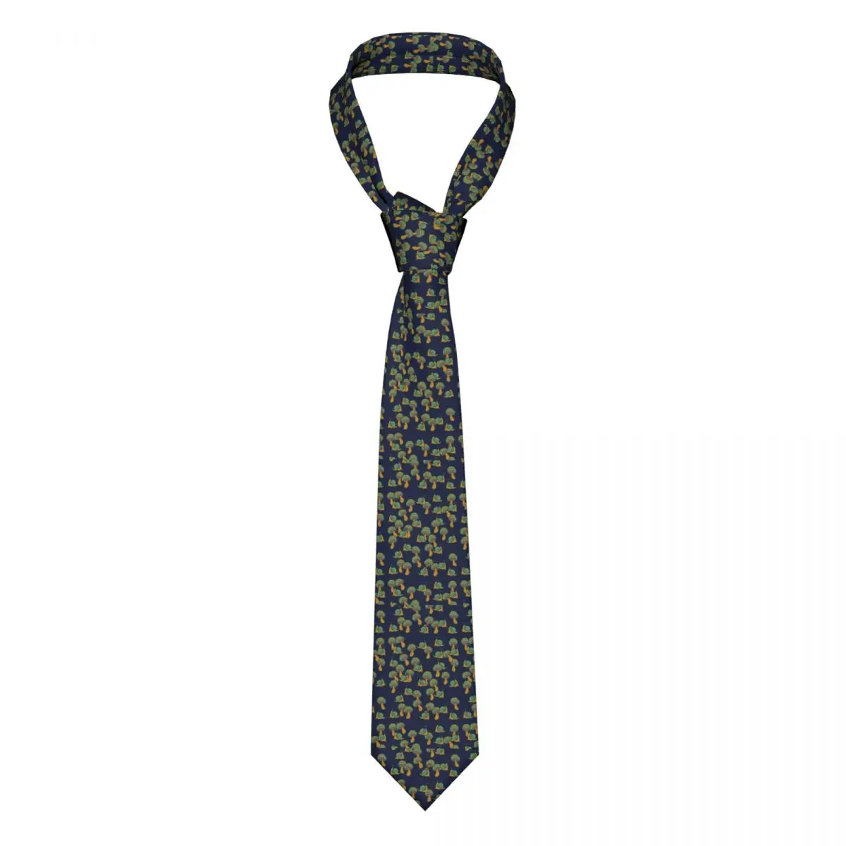 

Magic Mushroom Tie Retro Snail Print For Men Pattern Neck Ties Accessories Shirt Wedding 8CM Cravat