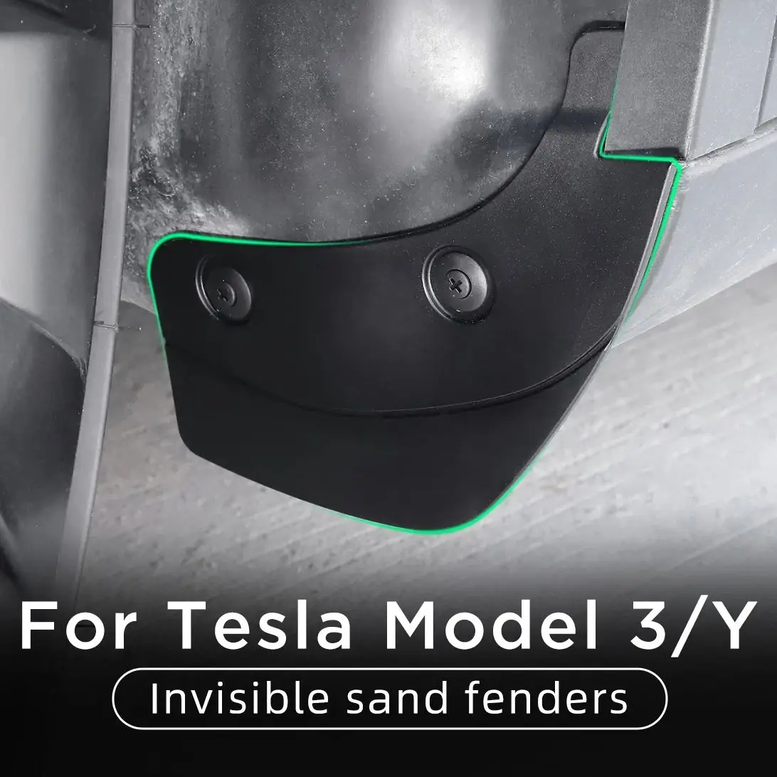 

for Tesla Model 3 Model Y 2020-2023 Invisible Mud Fenders Modification Mudguards Car Accessories 4Pcs
