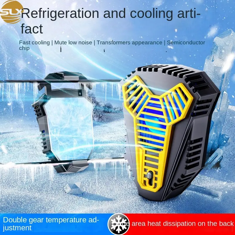 New mobile Phone Cooling fan Mute cooler Fast refrigeration Adjustable mobile Gaming controller cooler Mobile Phone Fan radiator