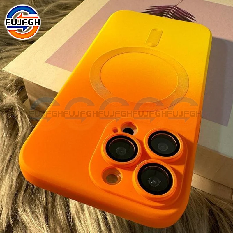 Роскошный чехол с градиентным рисунком Для Magsafe, Магнитный чехол для беспроводной зарядки для iPhone 11 12 13 14 Pro Max Plus, мягкий силиконовый чехол Роскошный чехол с градиентным рисунком Для Magsafe, Магнитный чехол для беспроводной зарядки для iPhone 11 12 13 14 Pro Max Plus, мягкий силиконовый чехол