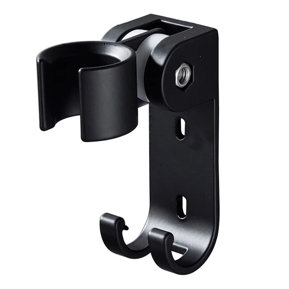 

1Pc Holder Adjustable Bracket Handheld Bathroom Shower Base (Black)