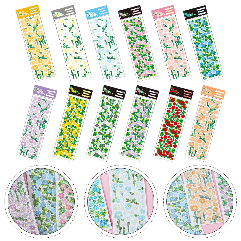 

12 листов декоративных альбом для стикеров, фотоальбом, Переводные картинки