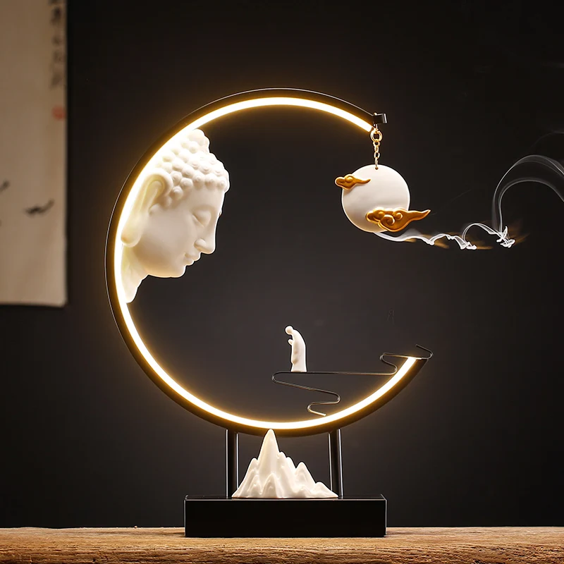 

Подносы в виде Луны, подсвечник, подсвечник, современный керамический подсвечник в стиле Дзен для сада, подсвечник, подсвечник для декора ко...