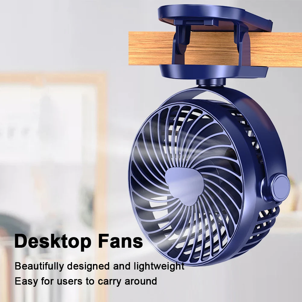 Мини-настольный Вентилятор С USB-зарядкой Портативный Воздушного Охлаждения 3