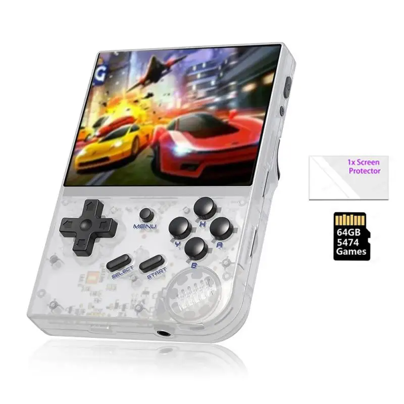 

Консоль игровая карманная, 3,5 дюйма, IPS, 5000 + игр
