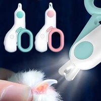 mini pet nail clippers with led light for dogs cats pet claw scissors avoid over cutting cats claw nail cutter pet grooming tool