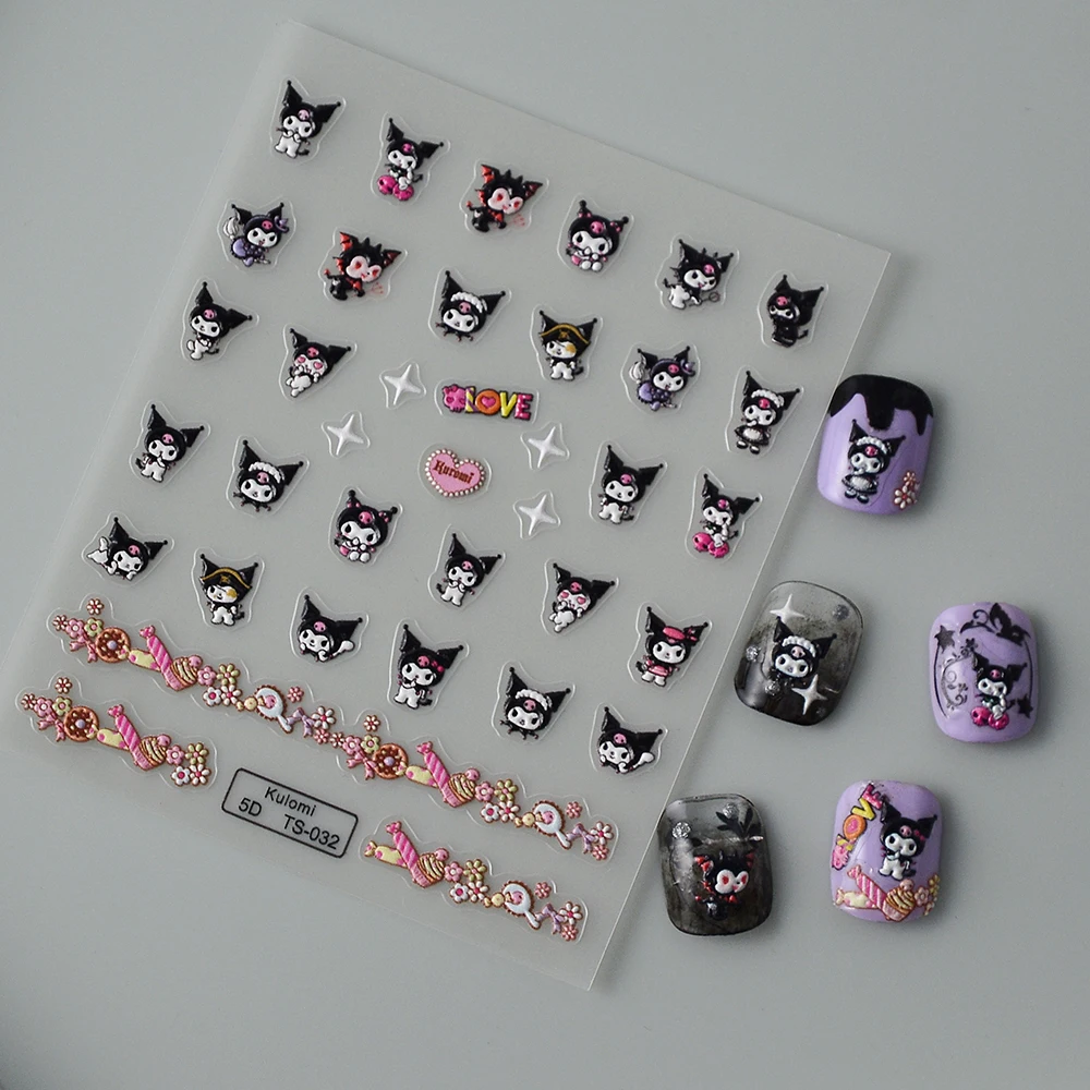 

Kulomi Мультяшные милые 5D фонарики для ногтей