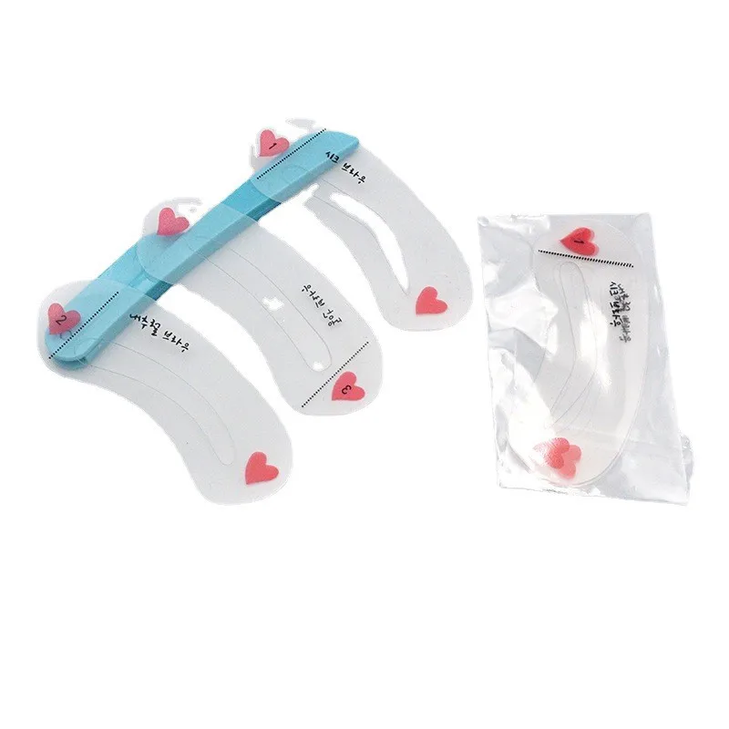 

South Korea's popular eyebrow card stick eyebrow thrush tool a unibrow thrush stick eyebrow card set auxiliary device