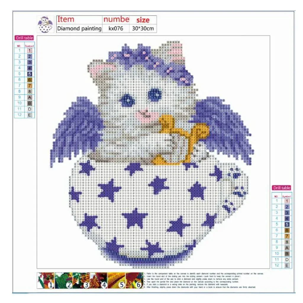 

2-4 Weeks To Arrive 172399 -Cartoon digital oil painting moon night scene filling suitable for adults