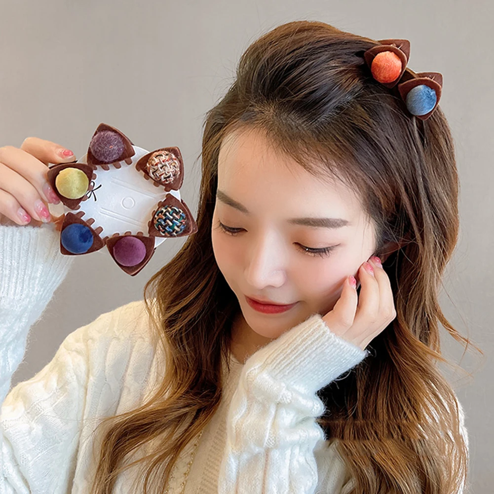 

Новинка 2022, плюшевая шпилька «вишня», головной убор с когтями для женщин, милая заколка для волос, заколка для конского хвоста, заколки-крабы...