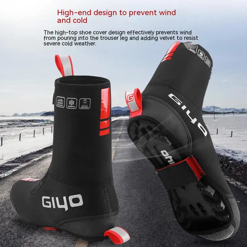 

Cycling Boot Covers MTB Shoe Covers Winter Warm Thermal Neoprene Overshoes Waterproof Toe Cycling Shoe Covers Booties For Bike