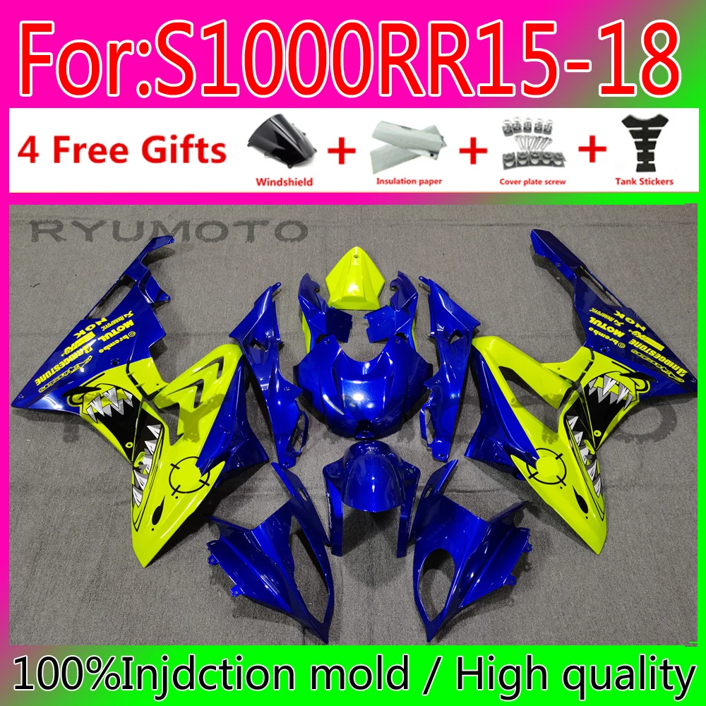 

Обтекатель для Мотоцикла bmw s1000rr 2015 2016 2017 2018, комплект обтекателей, кузов из АБС-пластика для BMW S1000RR 15 16 17 18, красный, серебристый