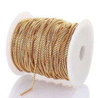 2 meters stainless steel box chain link diy gifts necklace bracelet jewelry making bulk chains findings suppliers wholesale