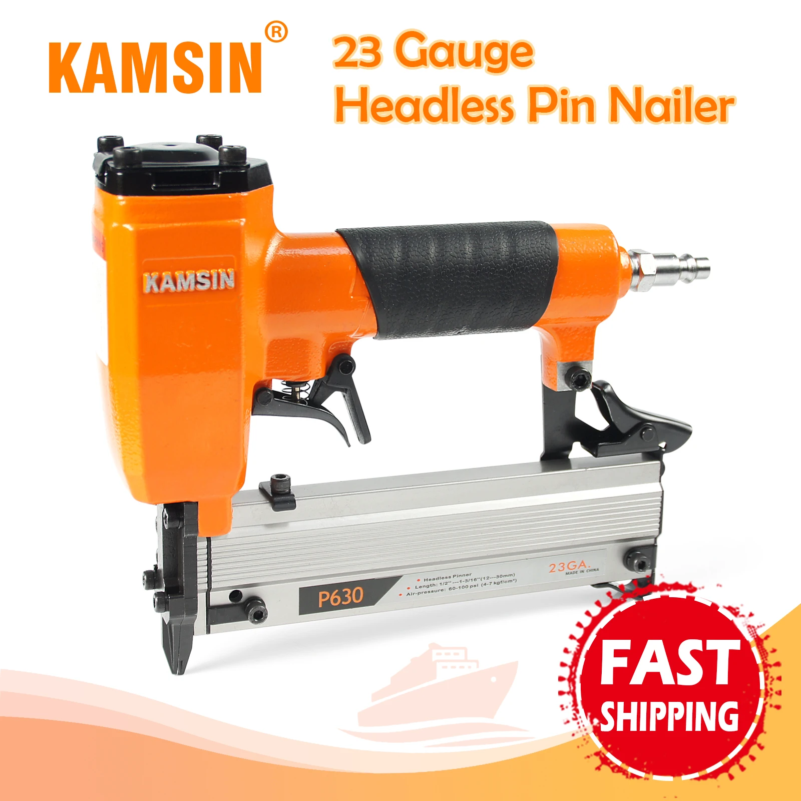 Пневматический Компактный Безголовый гвоздезабивной пистолет KAMSIN P630 23 подходит