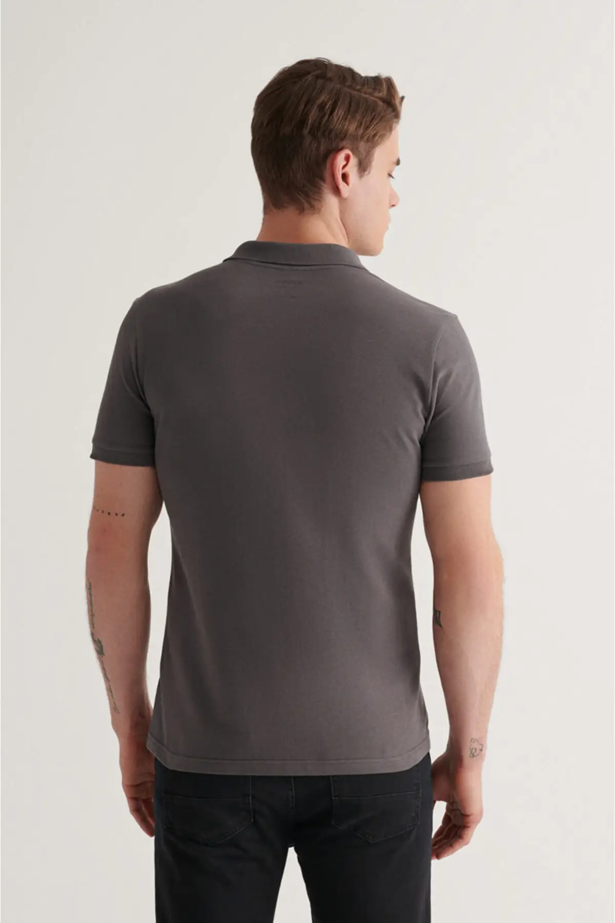 

Men Anthracite-Neck T-Shirt Men's T-Shirts 2021 Fashion