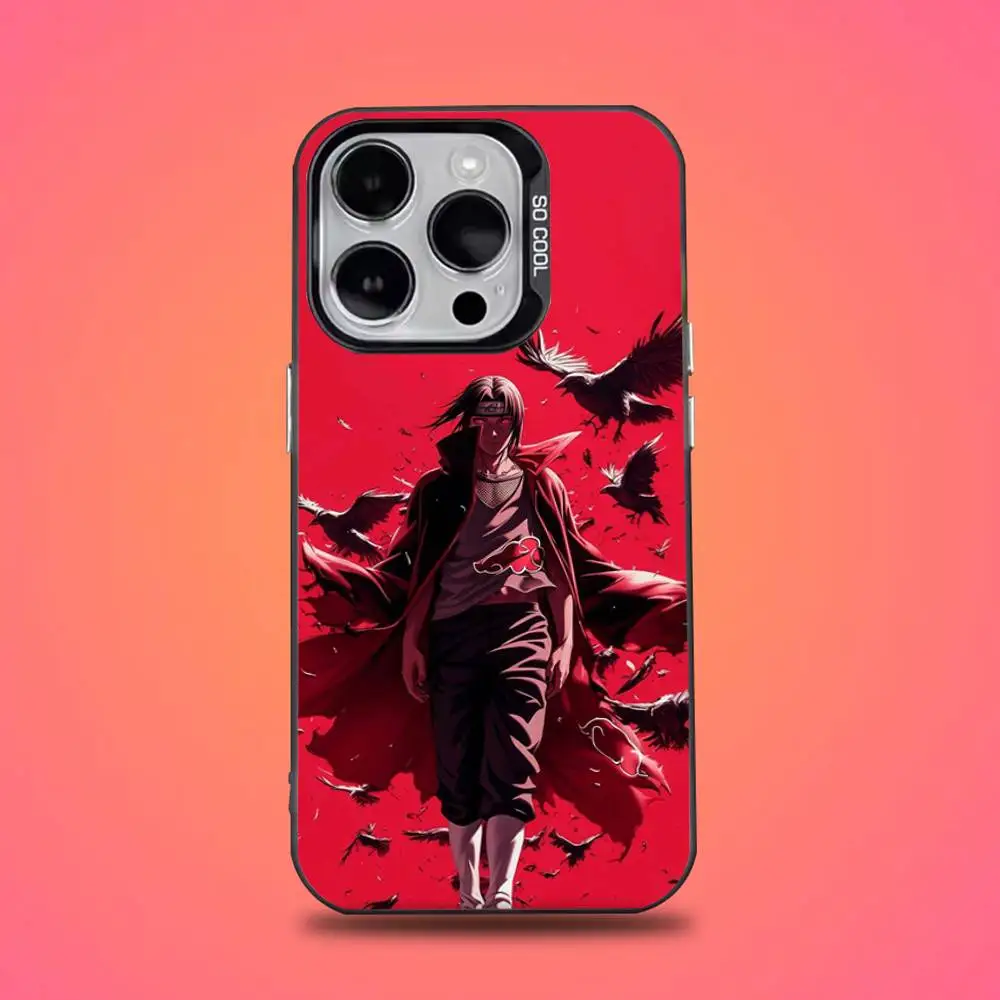 Фото Чехол для телефона U-Uchiha M-Madara I-Itachi для iPhone 16,15,14,13,12,11, Pro, Max, Plus, Mini, XS, SE, черный матовый жесткий бампер с защитой от падения №5