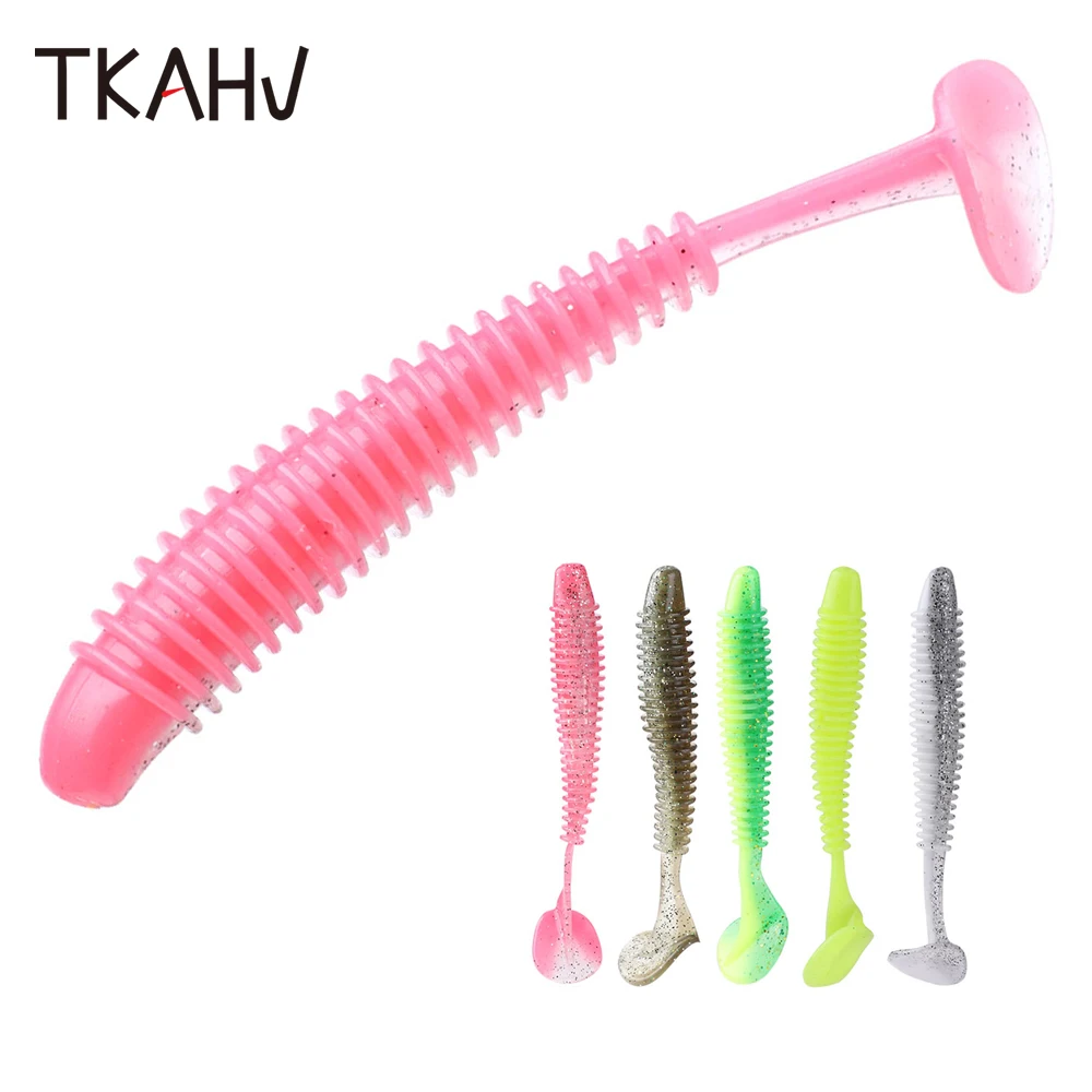 

Lot 10 TKAHV 12 g Paddle Tail Soft Lure with Hook Groove Worm Bait Wobbler Swing Impact Pike Silicone Swimbait Fishing Tackle