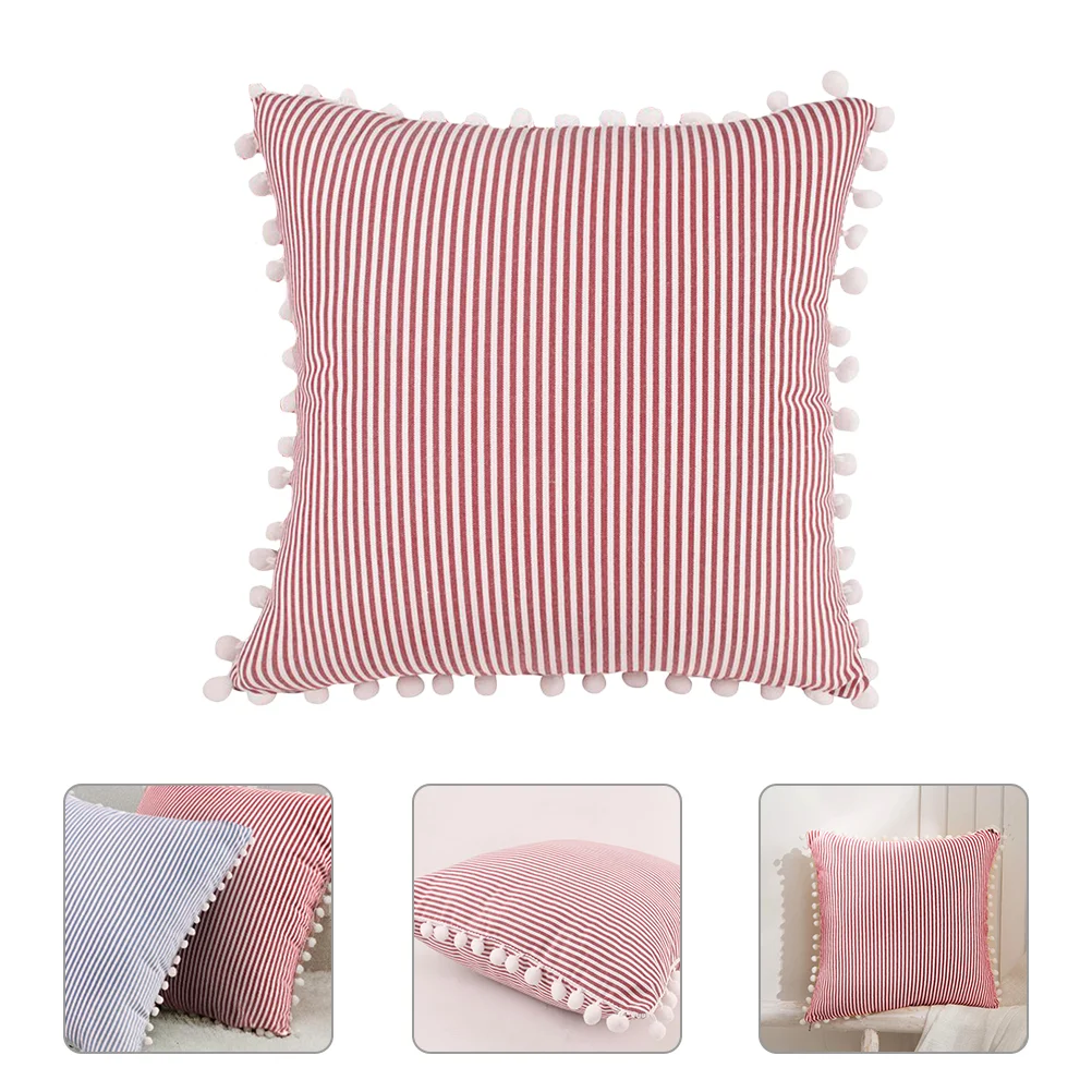 

Chair Simple Stripe Polyester Cotton Pillowcases Fashionable Pillowcase