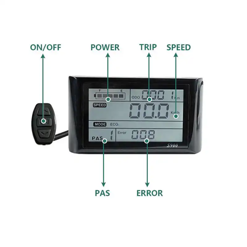 Контроллер электровелосипеда 36 В 48 22 А с ЖК-дисплеем M6 S6 GD01 GD06 S810 S886 SW900