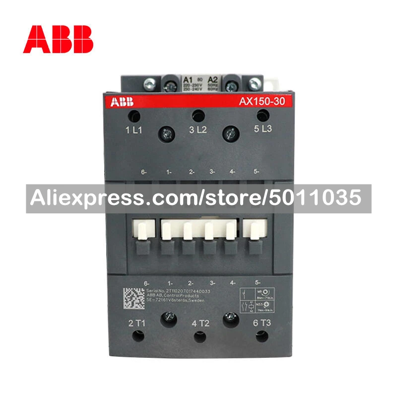 

10139720 ABB Универсальный контактор; AX150-30-11-80 * 220-в, 50 Гц/-В, 60 Гц
