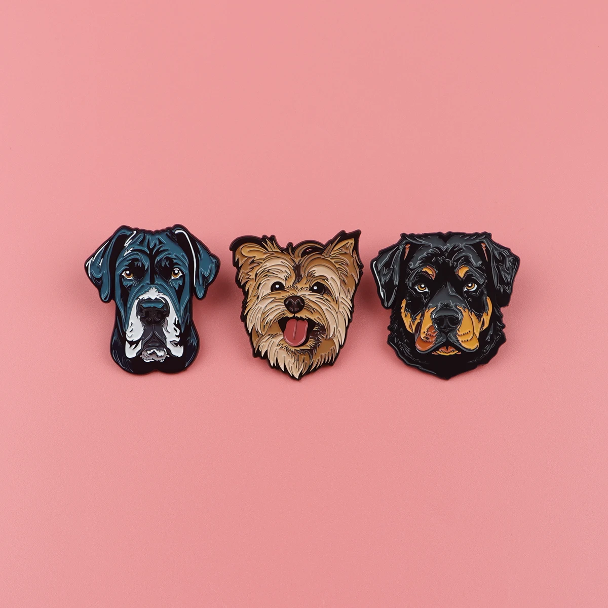 The Pet Dogs Enamel Pin Lapel Animals Backpacksks Brooches For Clothing Metal Fashion Jewelry Accessories Gifts