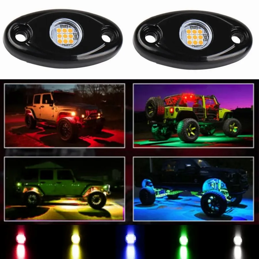 

Car Truck Yacht Trail Rig Lamp Waterproof 5 Colors LED Neon Undercar Glow Light Atmosphere Decoration Lamp Car Accessories