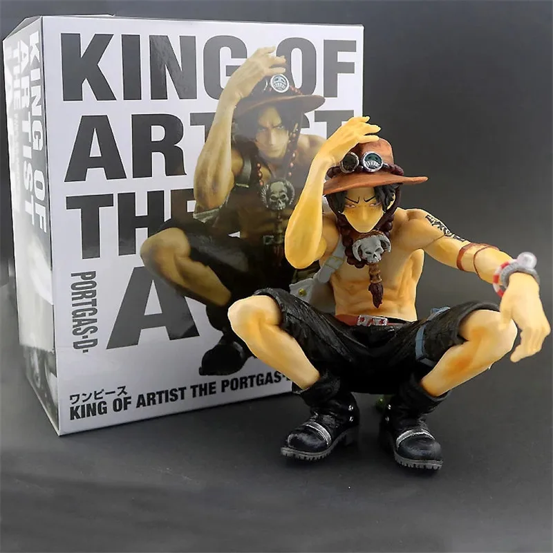 

2022 New Anime One Piece 16cm King Of Artist Portgas D Ace Figurine Pvc Action Figure Collectible Brinquedos Model Toy Doll