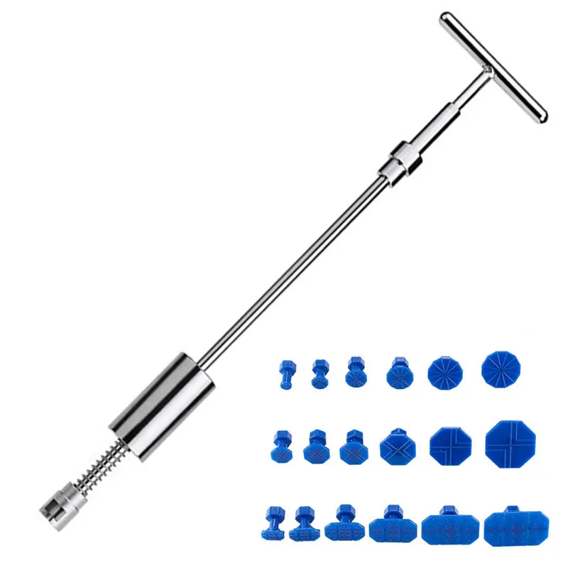 

42 см/12 см инструмент для ремонта вмятин автомобиля 2 стиля без покраски молоток для скольжения Т-образный съемник вмятин присоска для кузова автомобиля повреждение града