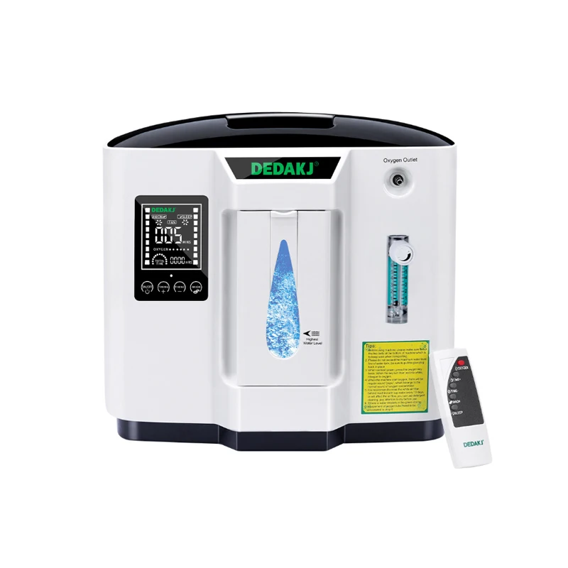 

DE-1A New Design Hot Sale household Portable oxygen concentrator 7L for Home Use oxygen generator DEDAKJ cheapest