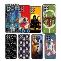 star wars weapon robot cool for oppo realme gt neo master edition 9i 8 7 pro c21s narzo 30 5g tpu soft silicone black phone case