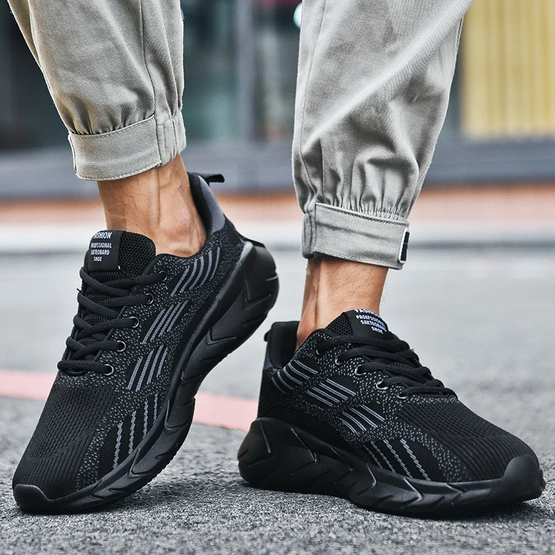 Новинка весенне-летняя мужская обувь 48размера плюс спортивные сетчатые беговые