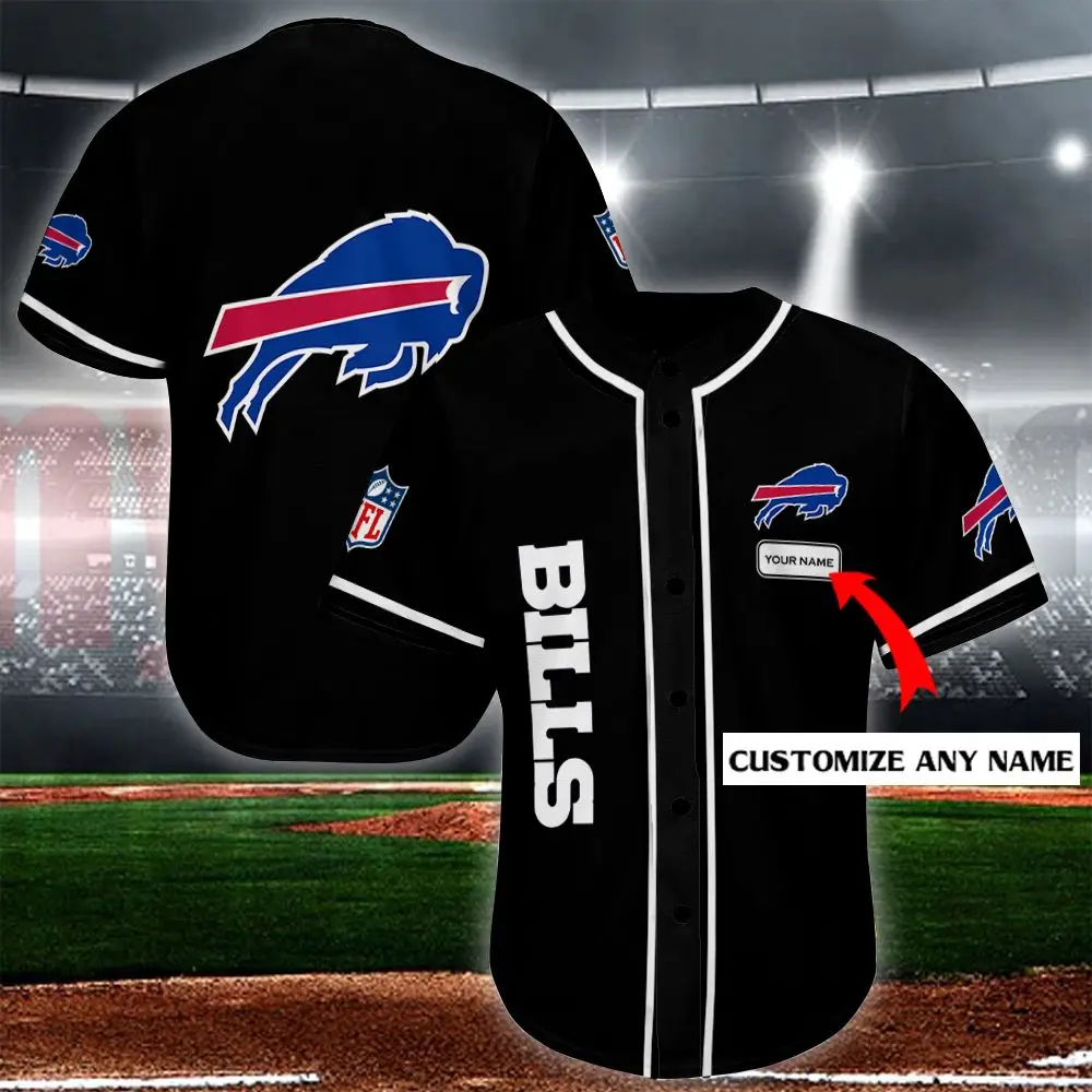 

Bills Customize You Name 3D Printed Men's Shirt Casual Shirts hip hop Tops
