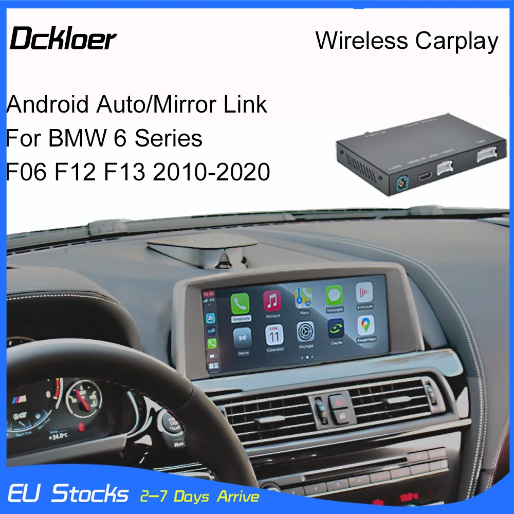 Беспроводной CarPlay для BMW 6 серии F06 F12 F13 2010-2020 с Android Авто Mirror Link AirPlay радио