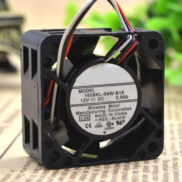 

Brand new original 1608kl-04w-b19 4cm 4020 DC 12V 0.06A switch cool fan