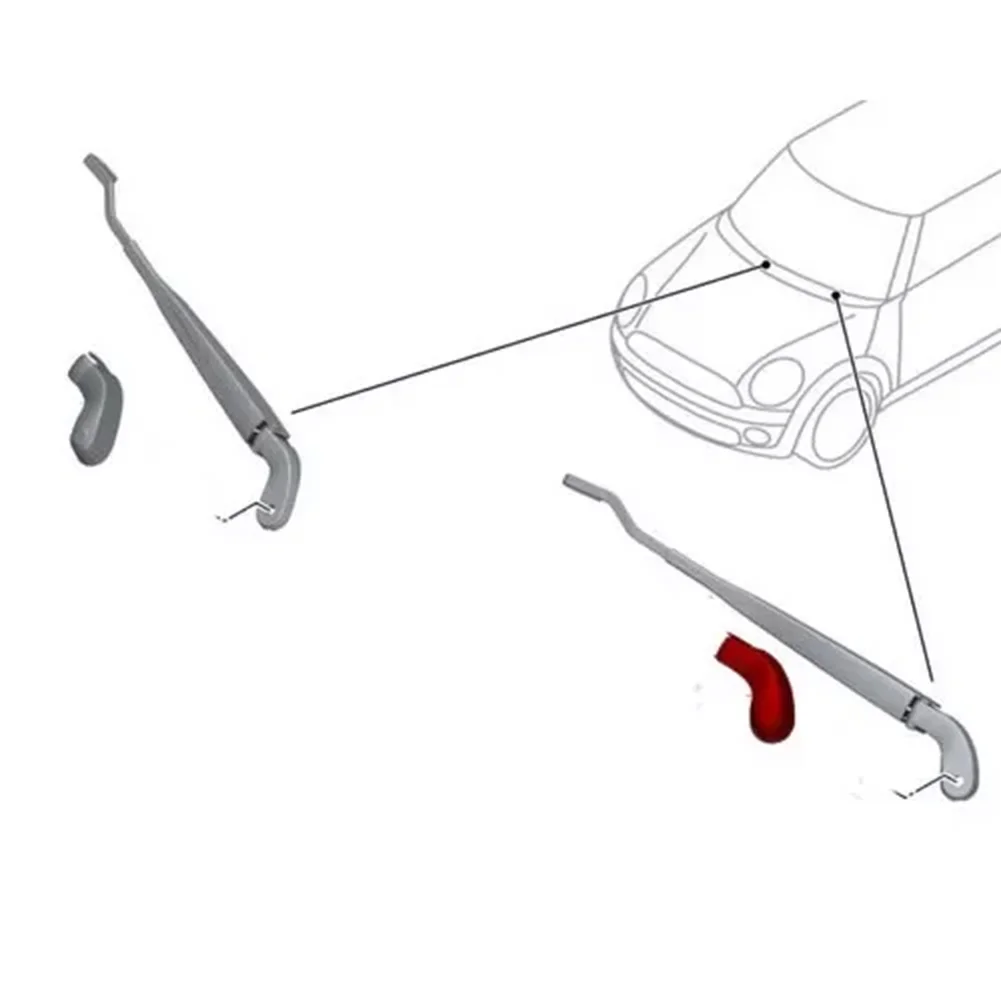 Новейший OEM 61617248409 Крышка гайки переднего стеклоочистителя для Mini Cooper R56 R57 R55 2008-15