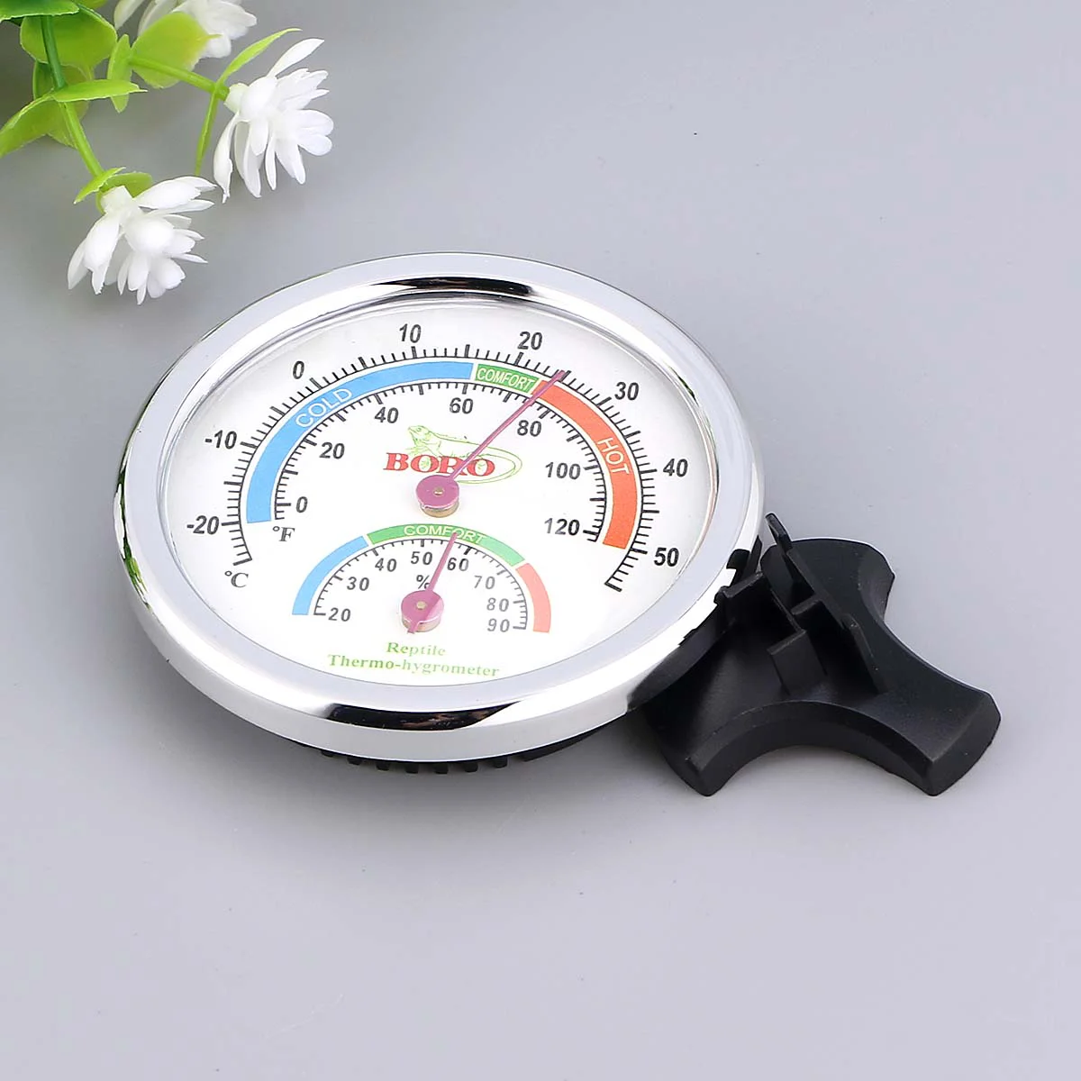 

Home Reptile for Hygrometer Temperature Gauge Reptile Thermo-hygrometer 1Pc