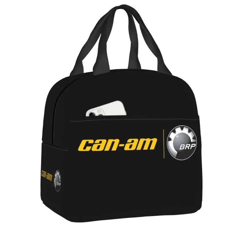 

BRP Can Am Lunch Box Women Waterproof Thermal Cooler Food Insulated Lunch Bag School Children Student Portable Picnic Tote Bags