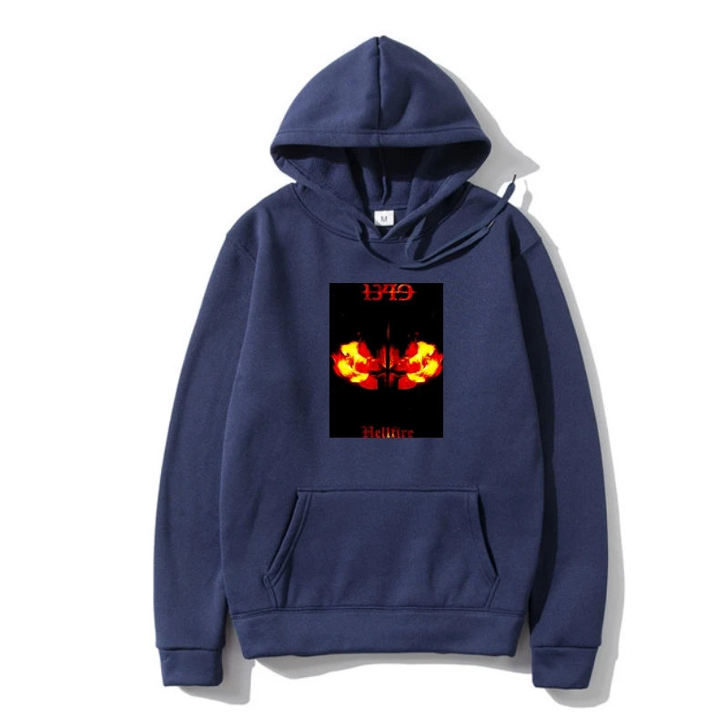 Фото Черная хлопковая верхняя одежда Hoodi HELLFIRE 1349 REPRIN №1