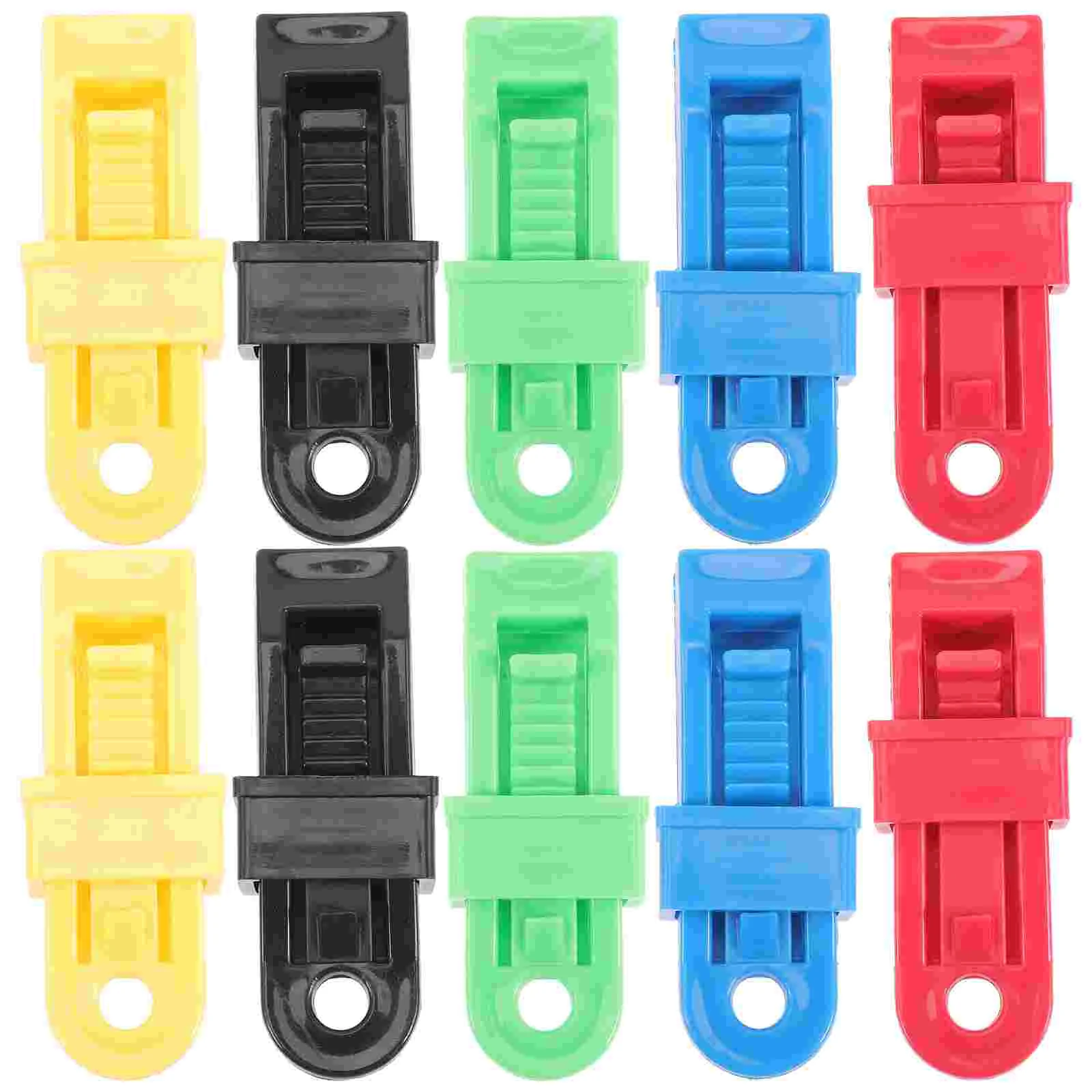 

10Pcs Tarp Clips Windproof Rope Buckle Reusable Tent Clips Awning Tent Clips Crocodile Mouth