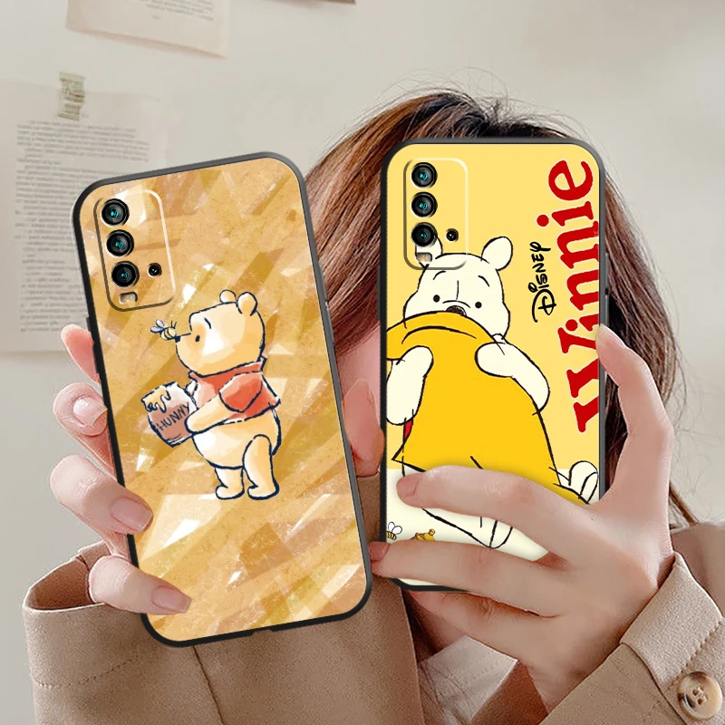 

Disney Winnie Phone Case For Xiaomi Redmi 7S 7 7A 8 8A Note 8 2021 7 8 8T Pro Silicone Cover Soft Smartphone Original