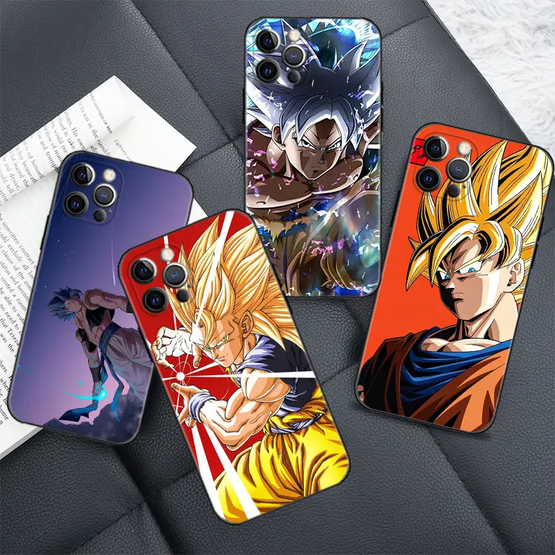 

Phone Case for Apple iPhone 13 11 12 pro max XR X XS 8 7 6s 6 plus SE 13mini 12mini 5 5s Cover Silicone Bumper DBZ Dragon ball