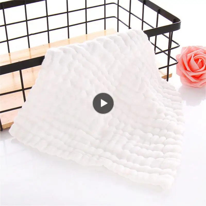 

Infant Saliva Towel Anti Dirty Six-layer Gauze Baby Bib 5-piece Set Water Absorption Hildrens Handkerchief Baby Stuff