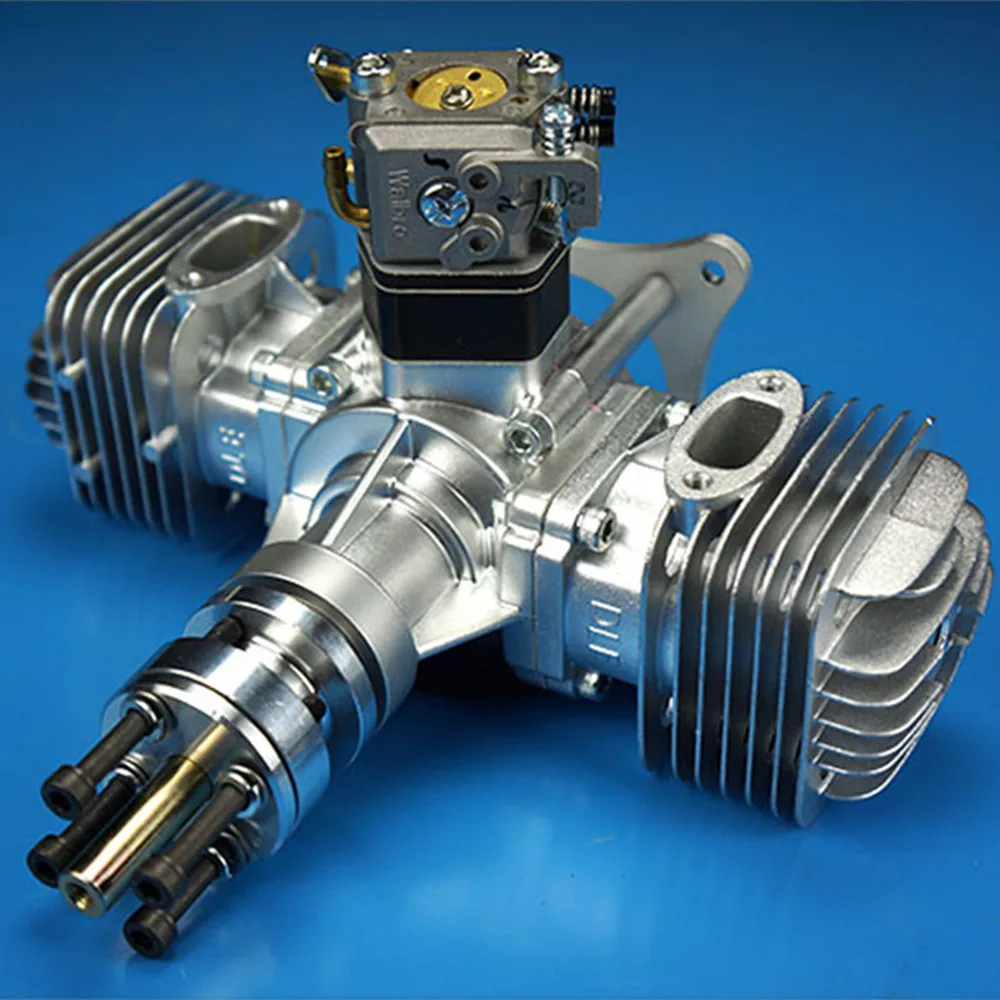 DLE60 60CC ГАЗОВЫЙ двигатель для радиоуправляемого самолета модель с фиксированным