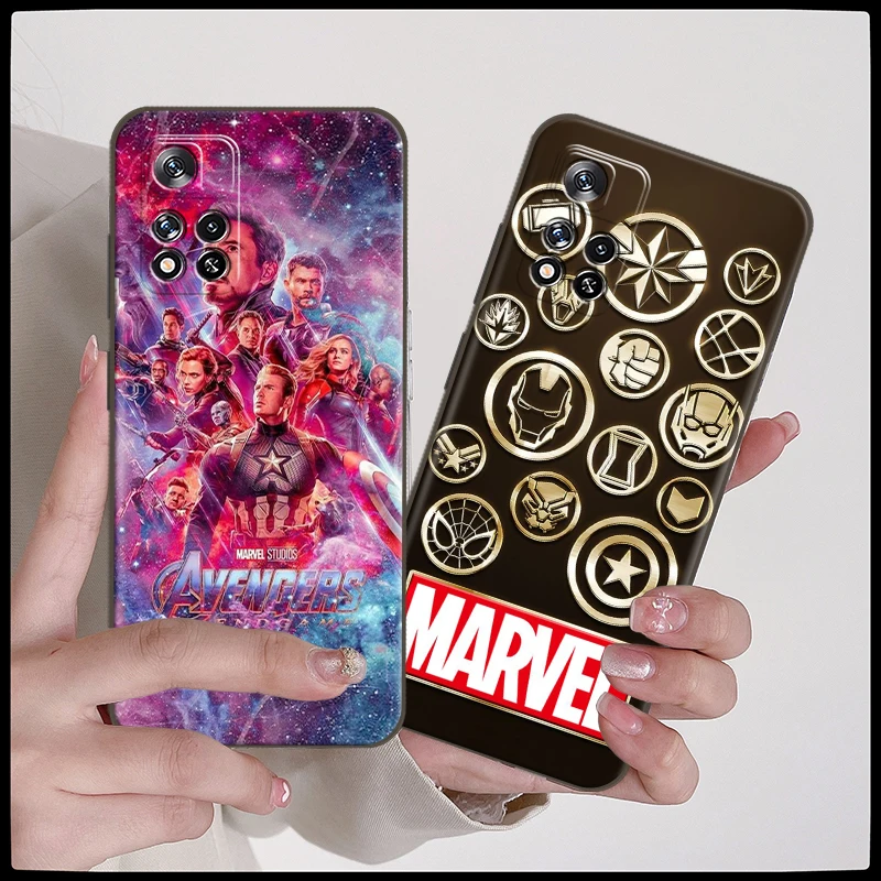 

Marvel The Avengers Iron Man Phone Case For Xiaomi 11T Pro Redmi Note 10 9 Pro 5G 9S 10S POCO F3 X3 M3 GT Pro X3 NFC Coque