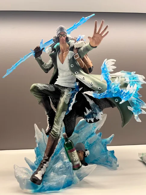 Фигурка Gk One Piece Аниме 30 см Aokiji Kuzan ПВХ 2 Головки Руки Коллекция Украшение Комнаты