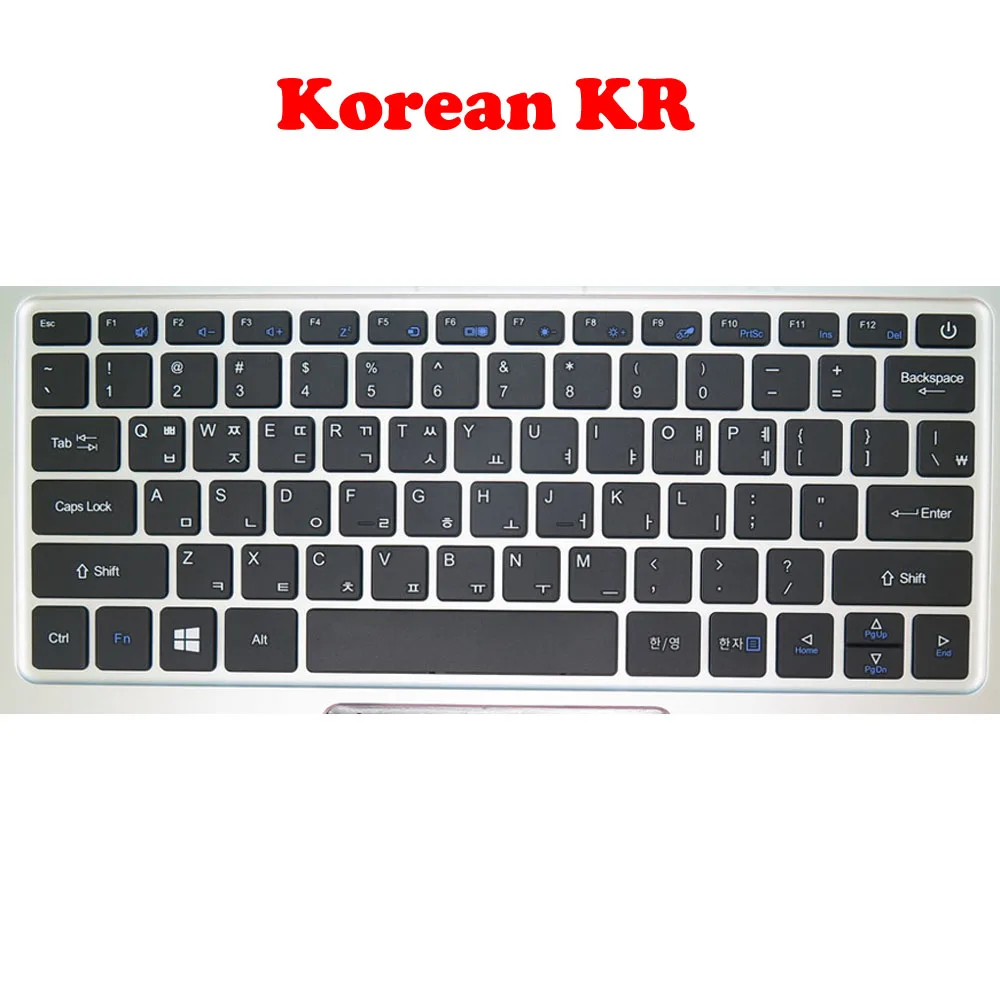 Клавиатура для ноутбука перемычка EZbook 3 Pro V3 V4 LB10 корейская KR черная новая