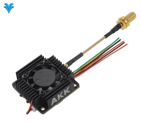 AKK Ultra Long Range 5 8 ГГц 3000 МВт 3 Вт до 10 км VTX с вентилятором MIC Smartaudio 30 5*30 мм для RC FPV Drone