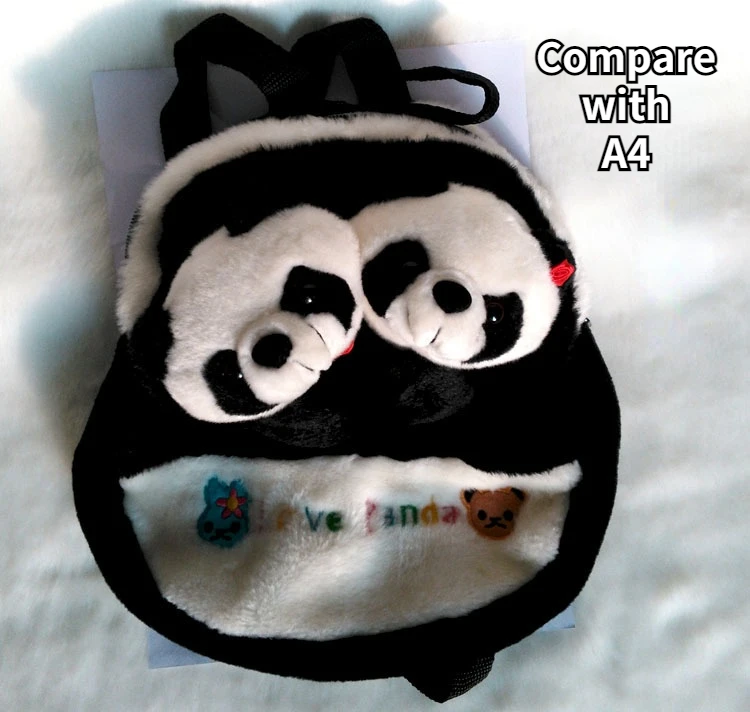 Children Panda Backpack Baby Boy Girl Bags Pupil Cartoon Cute Backpack Outdoor Travel Backpack Gift
